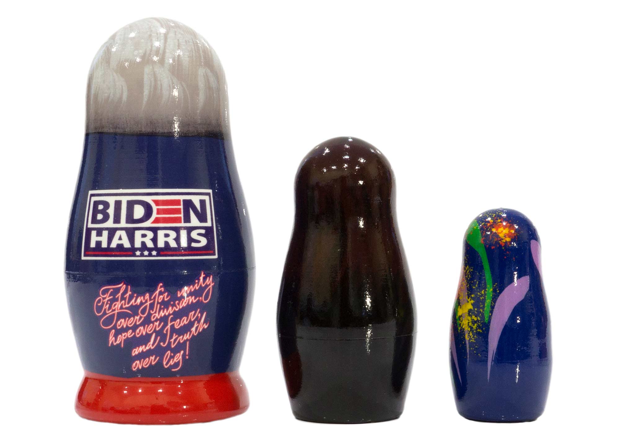 Buy Joe Biden and Kamala Harris Liberty 2020 Nesting Doll 3pc./3" at GoldenCockerel.com