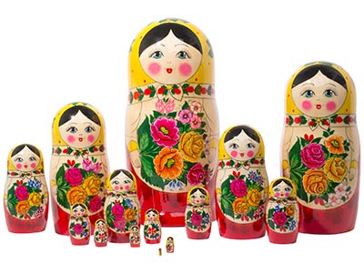 traditional matryoshka dolls