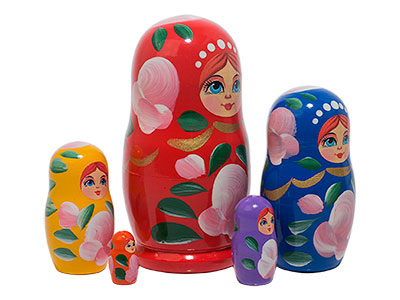 Rainbow Russian Nesting Doll