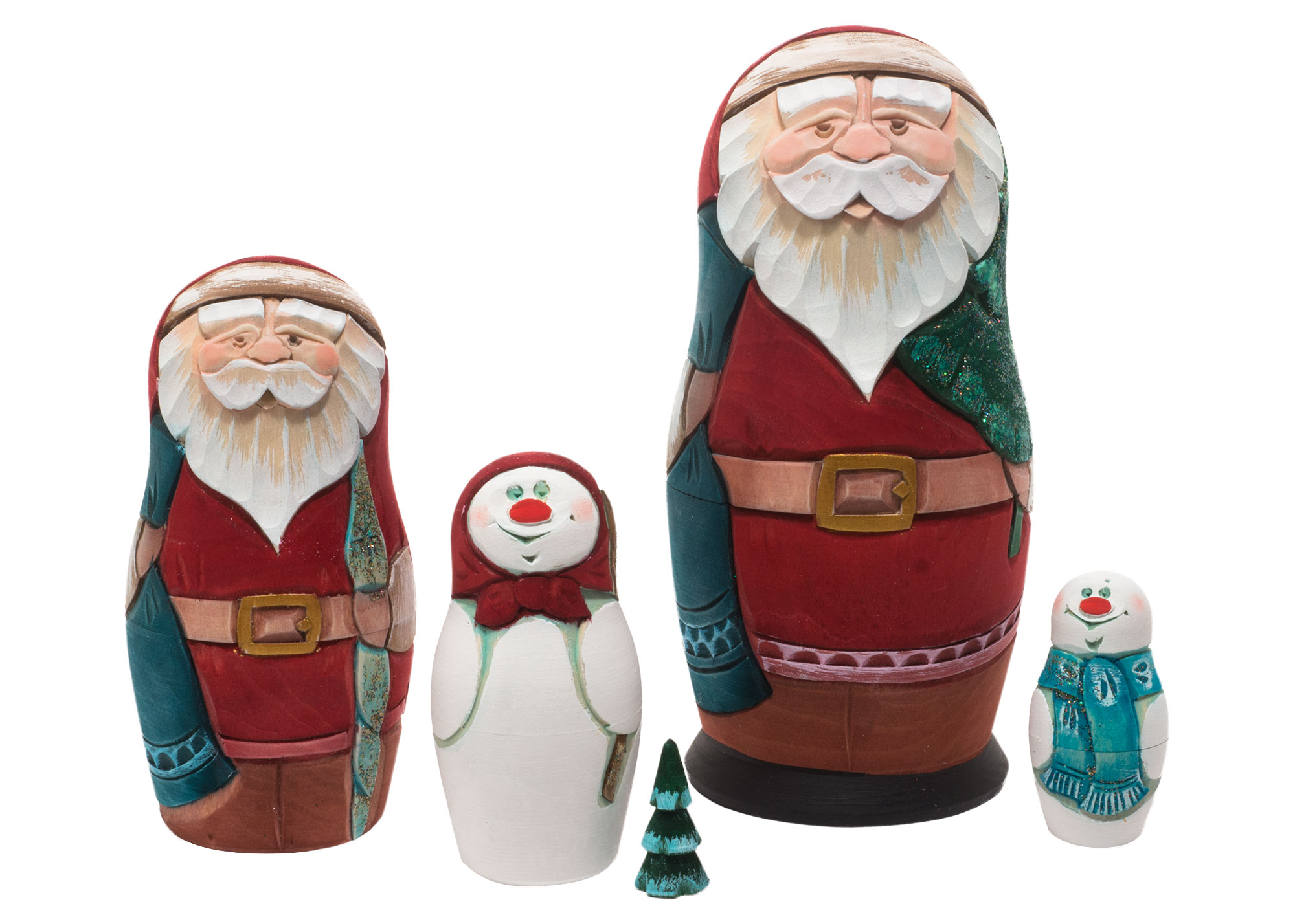 father christmas russian dolls