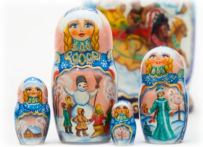 Buy Snow Maiden Troika Doll 7pc. /8" at GoldenCockerel.com