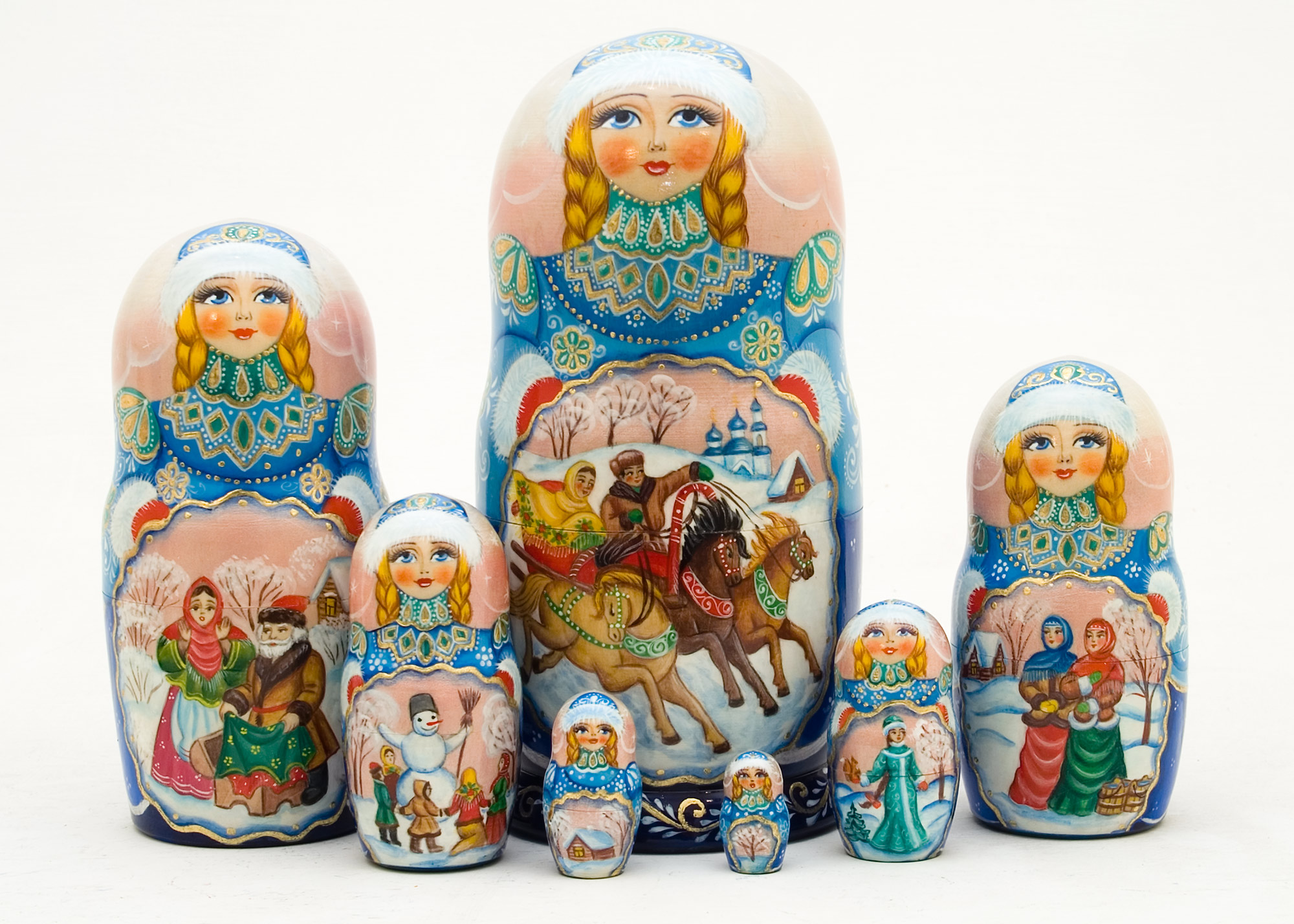 Buy Snow Maiden Troika Doll 7pc. /8" at GoldenCockerel.com