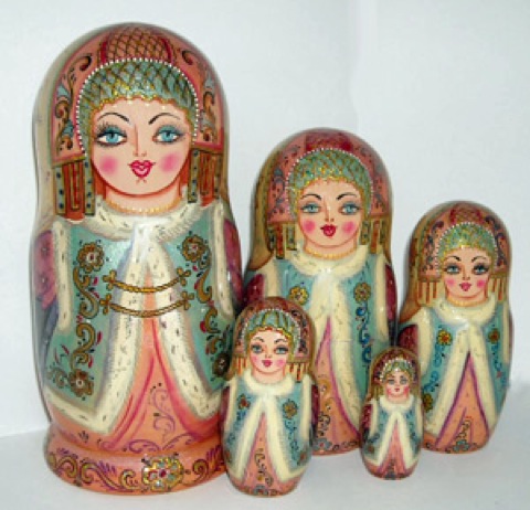 Buy Ladies Nesting Doll at GoldenCockerel.com