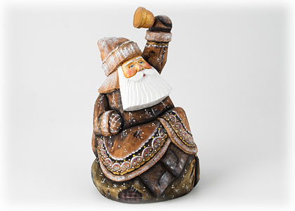 Buy Russian Bell Ringer Father Frost Carving at GoldenCockerel.com