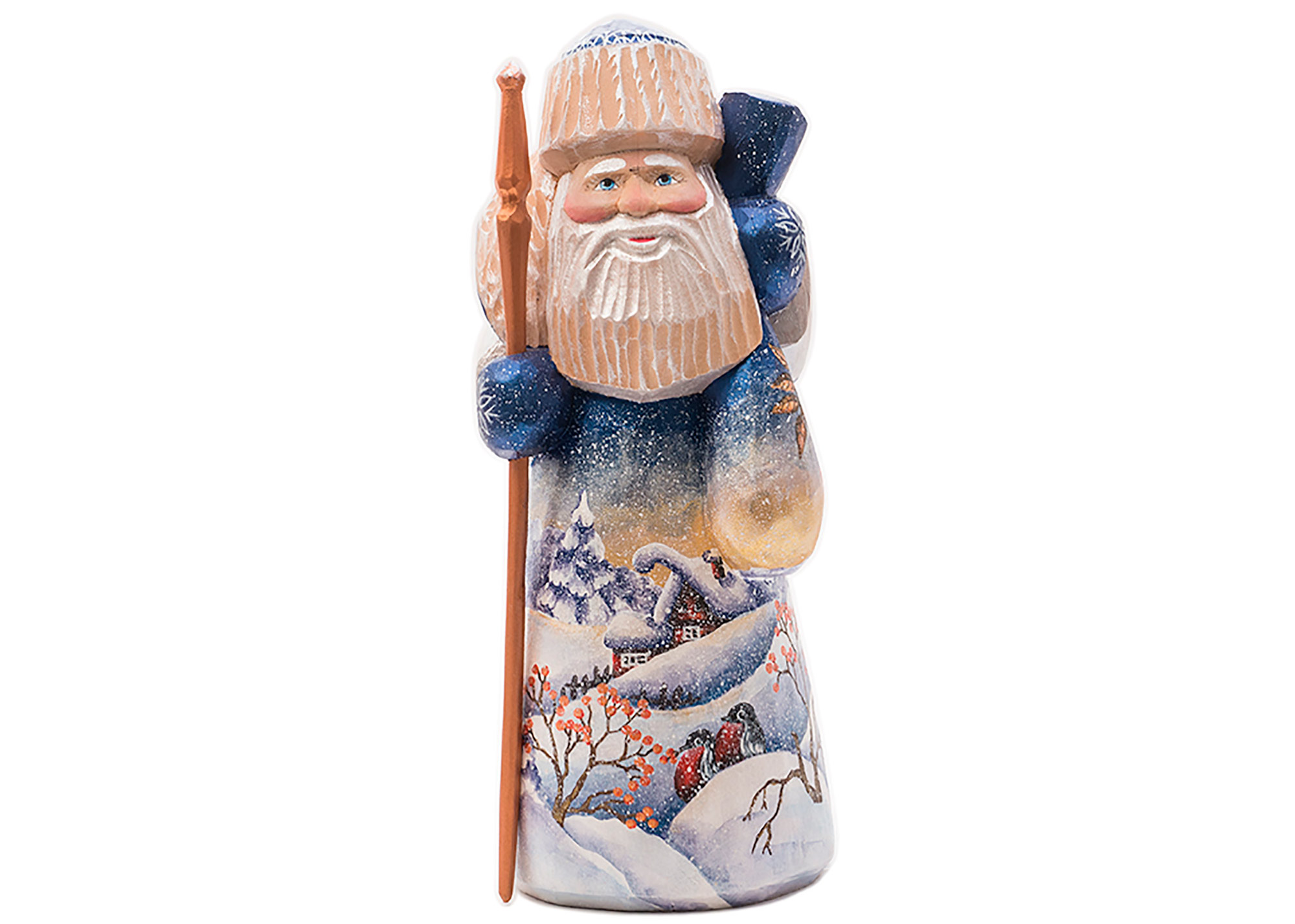 Buy Christmas in the Mountains Father Frost Carving at GoldenCockerel.com