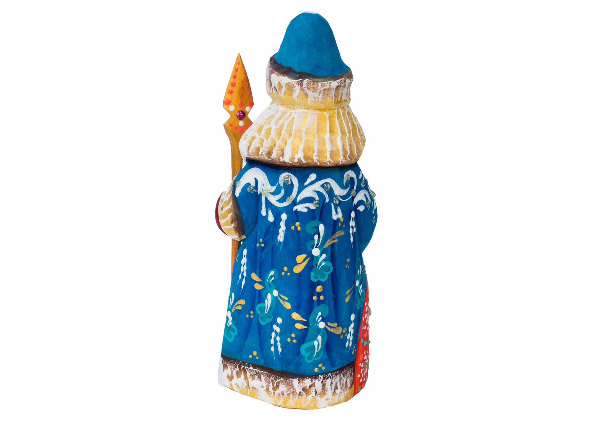 Buy Carved Father Frost in Blue Coat 6" at GoldenCockerel.com