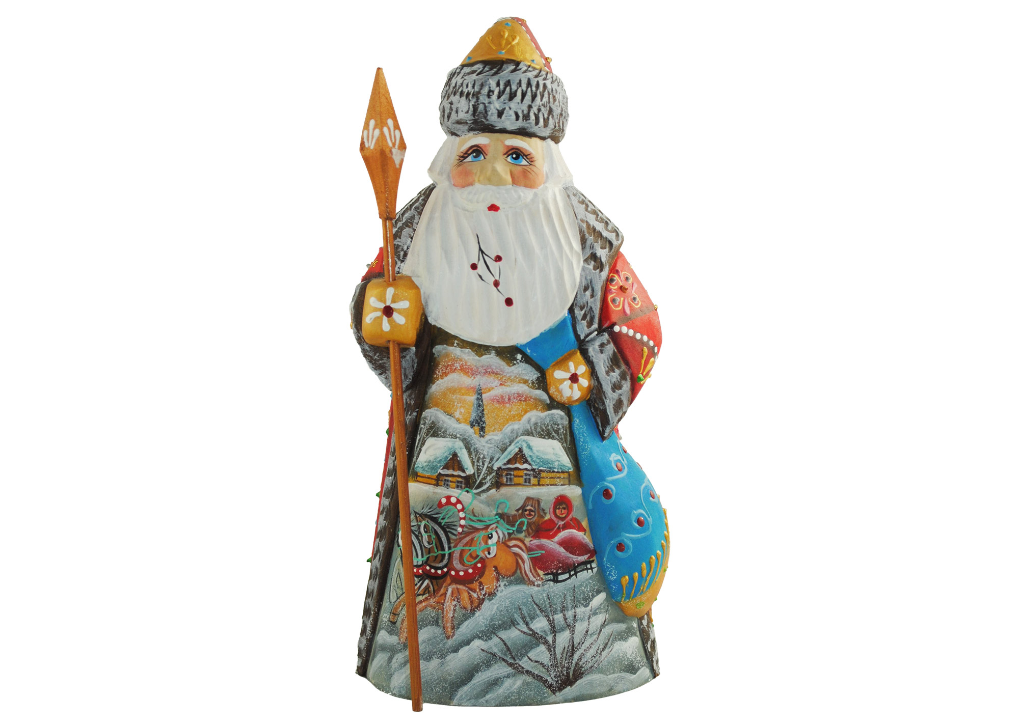 Buy Santa w/ Troika and Blue Bag at GoldenCockerel.com