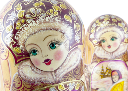 Buy Kuzevanova's Russian Folk Doll 10pc./10.5" at GoldenCockerel.com