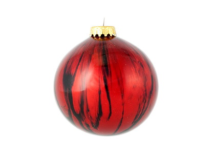 Buy Red Czech Glass Ornament 3" at GoldenCockerel.com