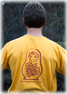 Buy Small Nesting Doll T-Shirt at GoldenCockerel.com